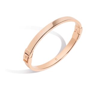 Classic Gold Hinged Bracelet