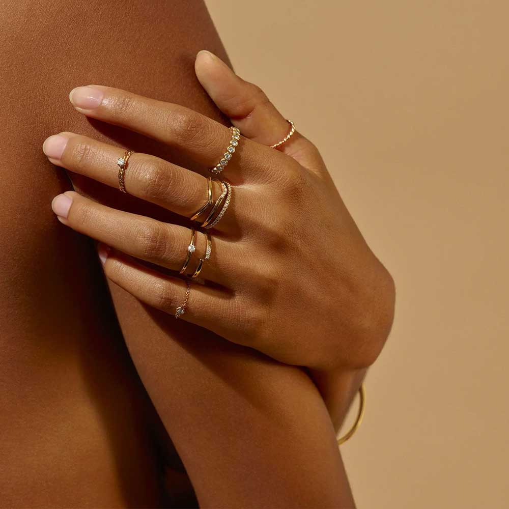 Diamond Brooklyn Bridge Ring